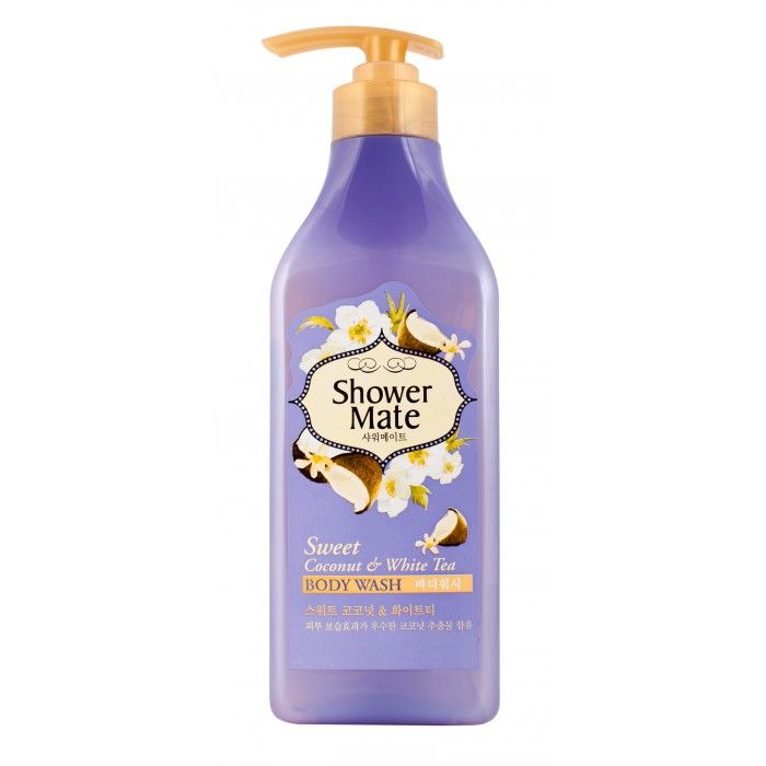 Aekyung Shower Mate Sweet Coconut & White tea Гель для душа Кокос и белый чай 550 мл