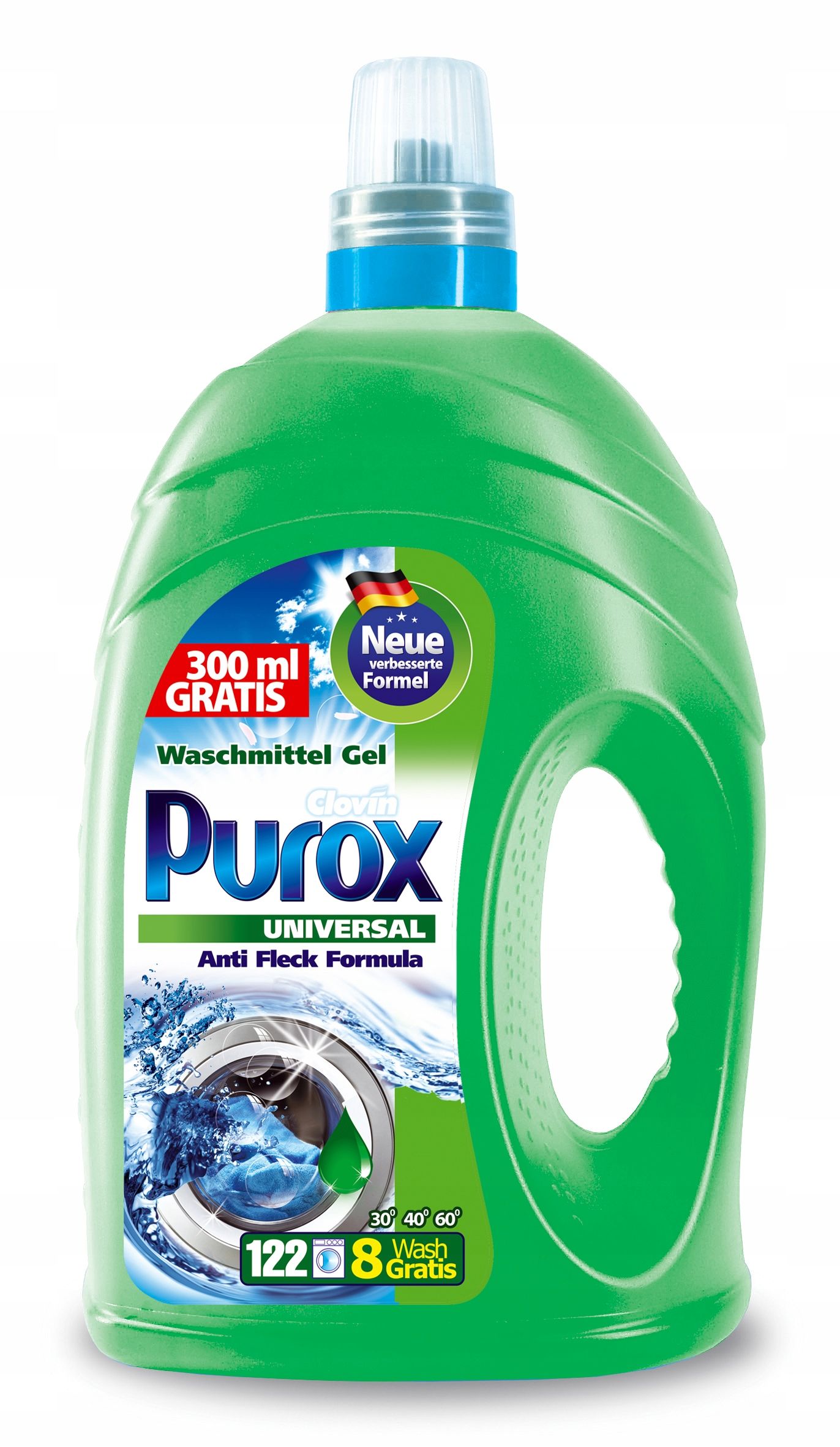Clovin Purox Anti Flex Universal Bergblumen Гель для стирки универсальный Горные цветы 4,3 л на 143 стирки
