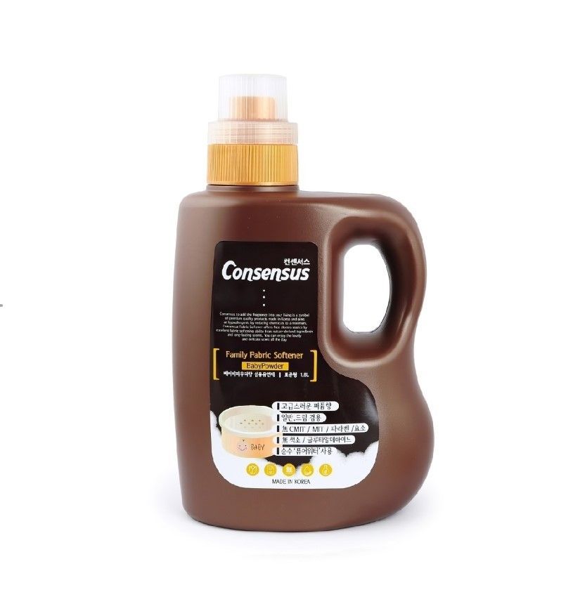 Consensus Fabric Softener Кондиционер для белья аромат детской присыпки, 1,8 л
