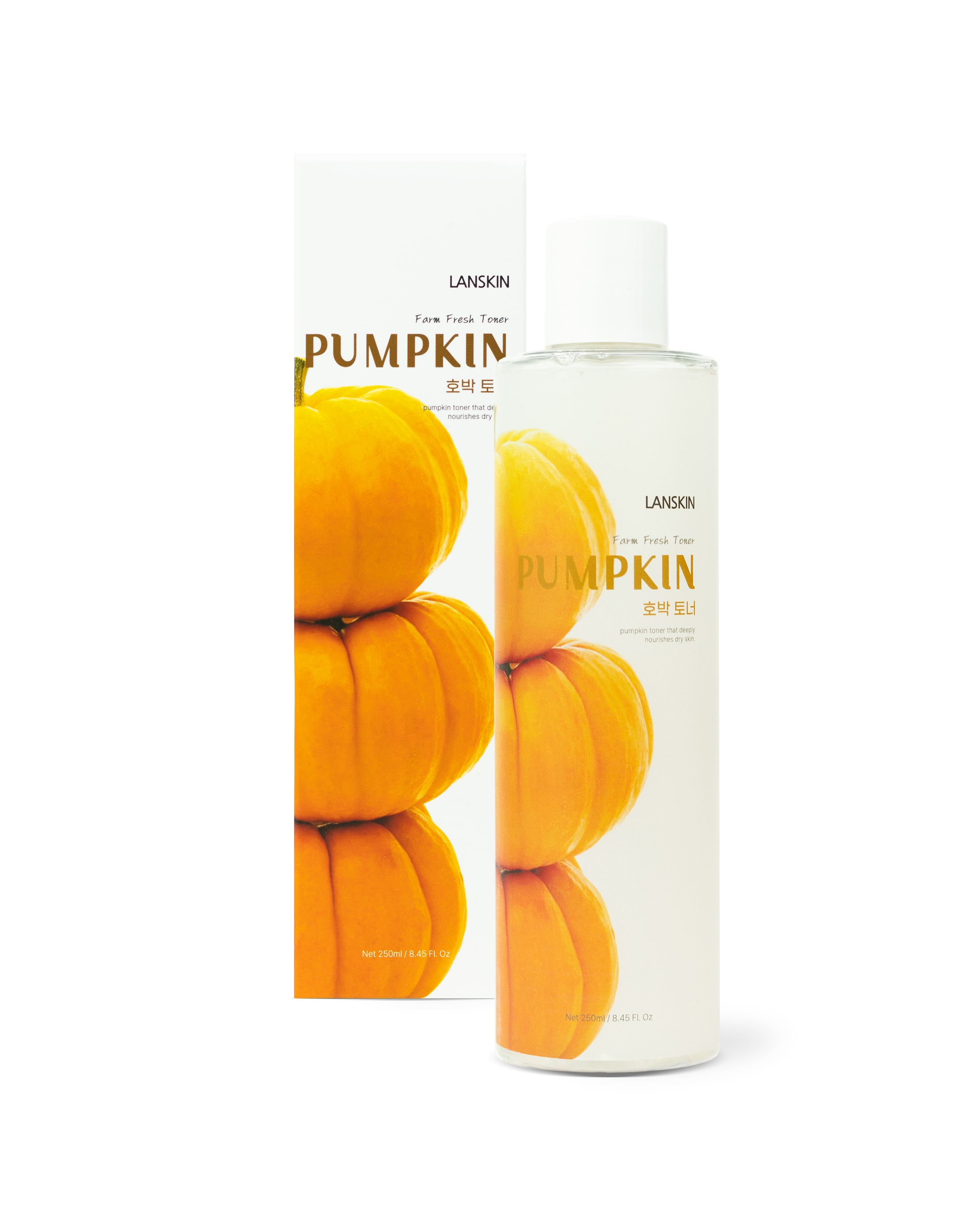 LanSkin Farm Fresh Toner Pumpkin Тонизирующий тонер для лица с экстрактом тыквы 250 мл