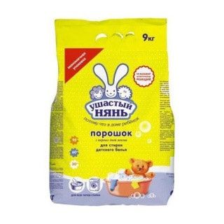 Ушастый нянь Стиральный порошок для детского белья универсальный 9 кг