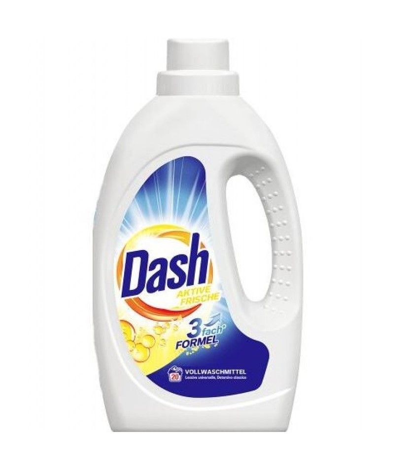 Dash 3 Fach Formel Aktive Frische Гель для стирки белого белья 1,1 л на 20 стирок