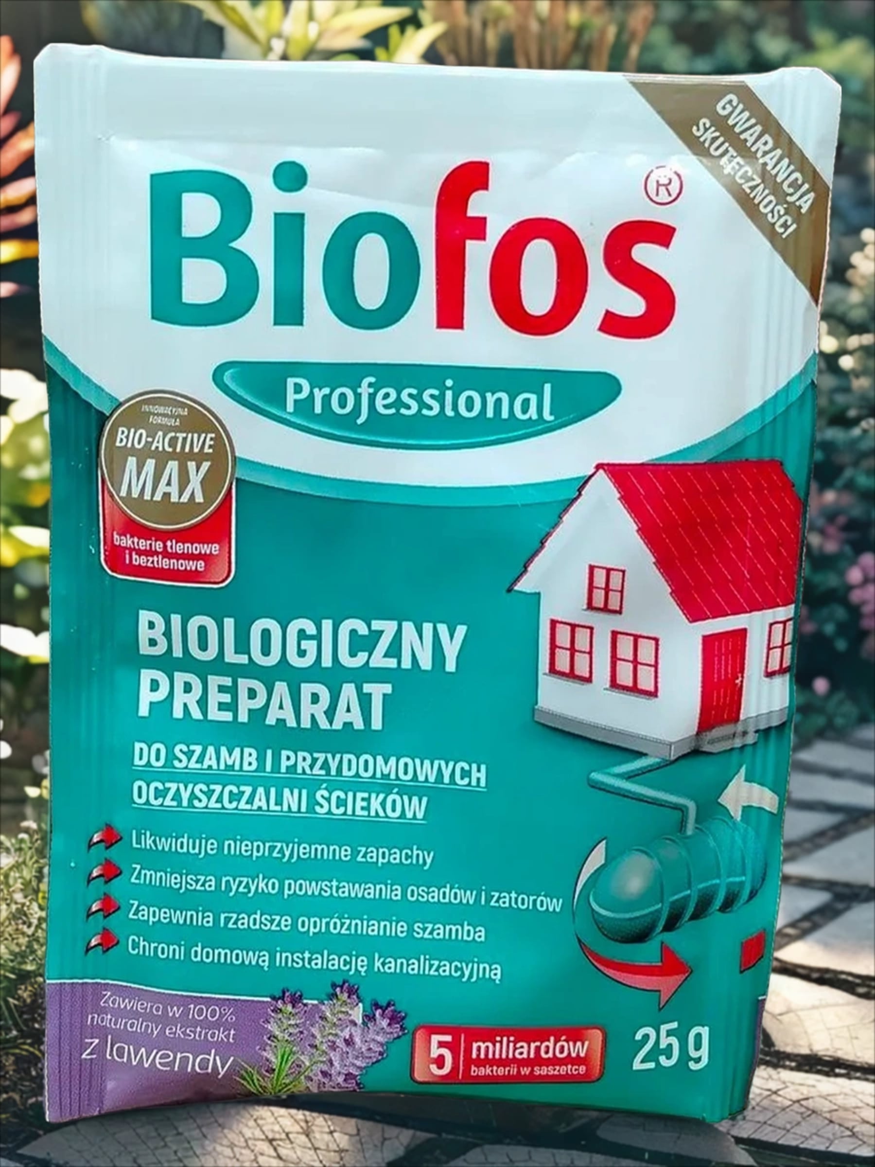 Biofos Professional Биологиеческий препарат для септиков, дачных туалетов и придомовых очистных станций 25 гр