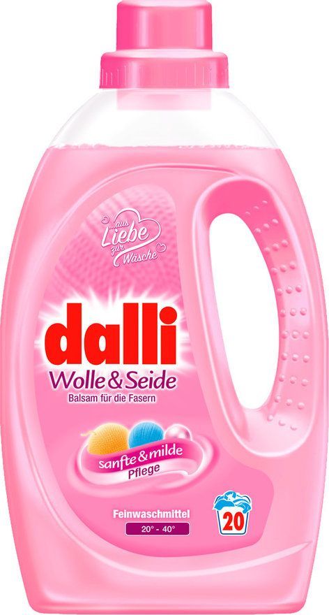 Dalli Wolle & Seide Бальзам для стирки шерстяных и шелковых изделий 1,1 л на 20 стирок