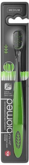 SPLAT Biomed Black Medium Зубная щетка комплексная из щетины с древесным углем