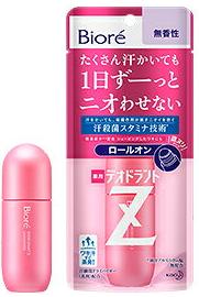 Kao Biore Deodorant Z Роликовый дезодорант-антиперсперспирант с антибактериальным эффектом аромат свежести 40 мл
