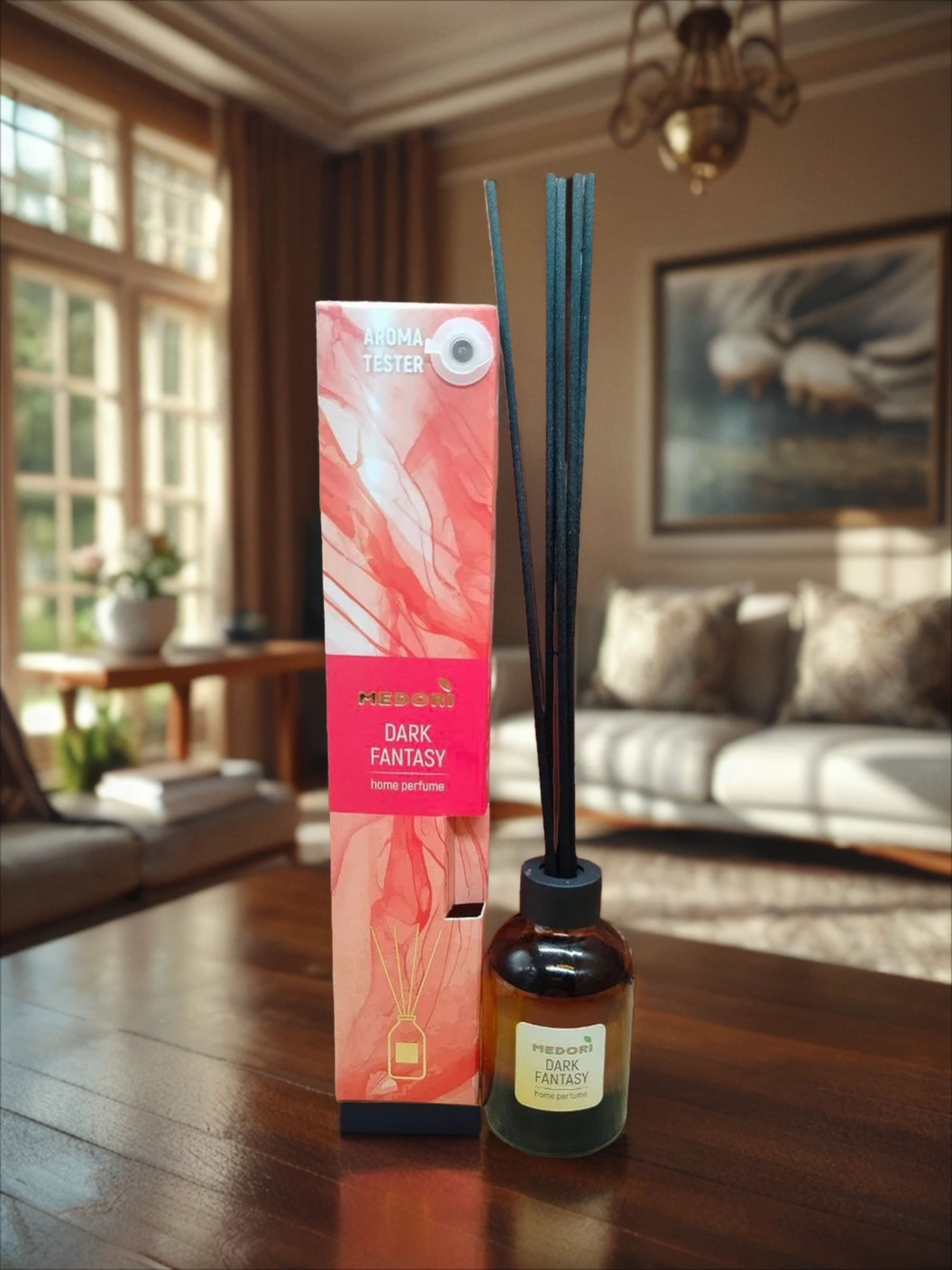 Medori Home Perfume TH-2023 Dark fantasy Аромадиффузор для дома с палочками темная фантазия 50 мл