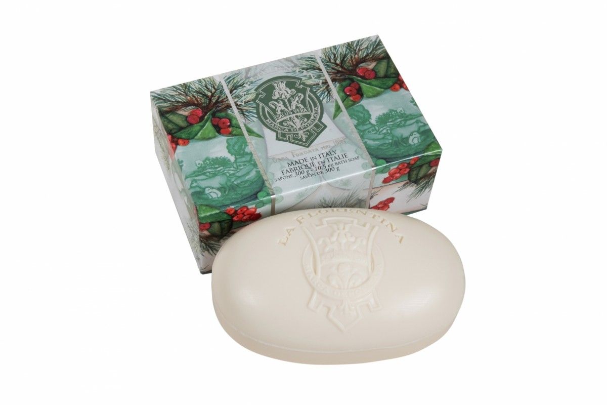 La Florentina Bath Soap Pine Мыло для тела с маслом ши, оливковым маслом и экстрактом Сосны 300 гр