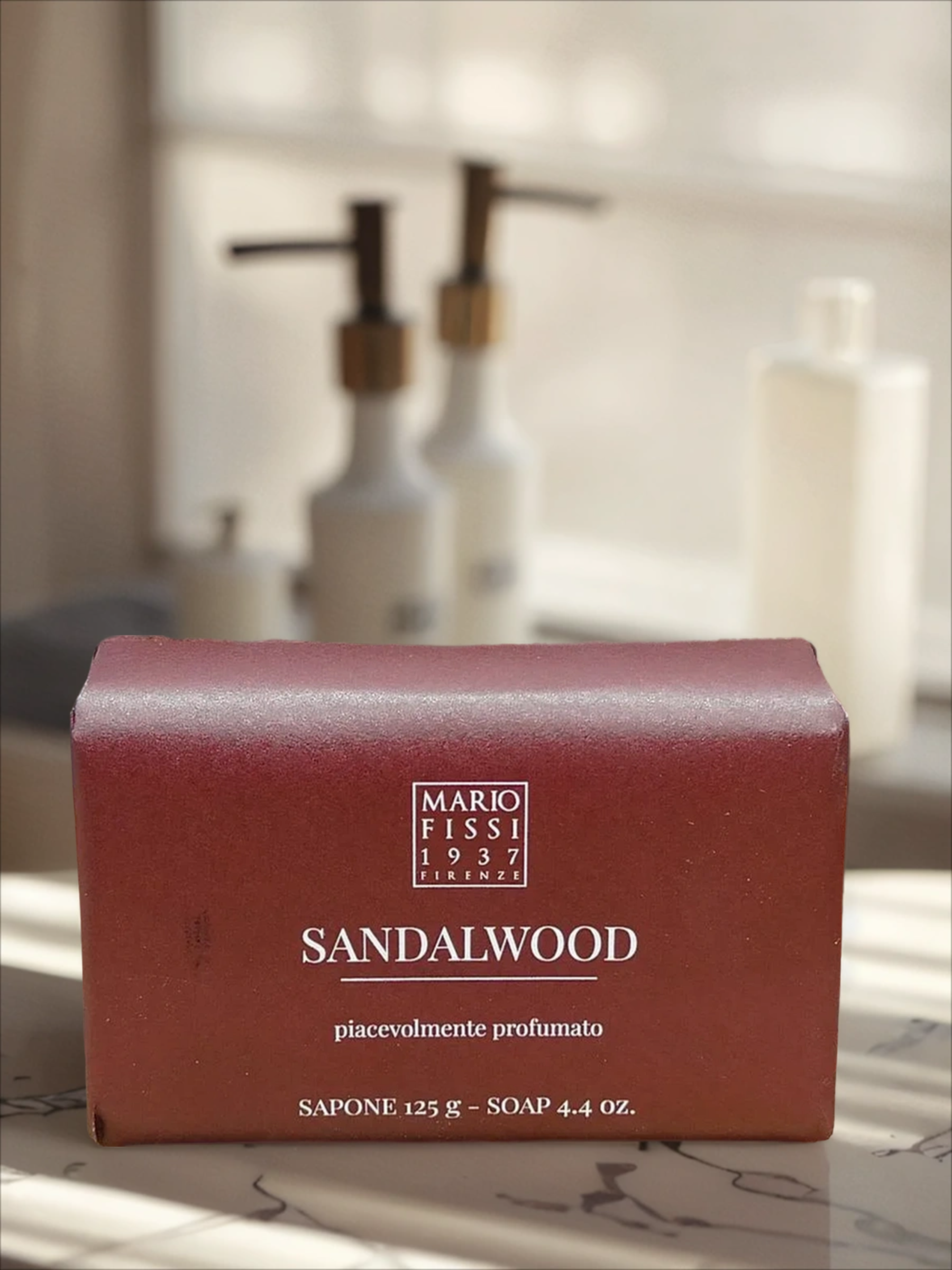 Mario Fissi 1937 Bar Soap Sandalwood Мыло натуральное Сандаловое дерево 125 гр