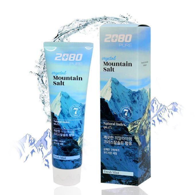 Aekyung Dental Clinic 2080 Pure Mountain Salt Crystal Fresh Mint Зубная паста Кристал Гималайская соль 120 гр