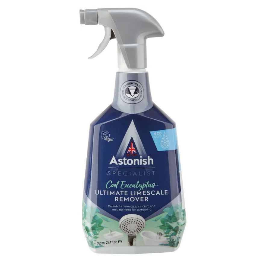 Astonish Specialist Ultimate Limescale Remover Cool Eucalyptus Спрей для удаления известкового налета и ржавчины Бодрящий эвкалипт 750 мл