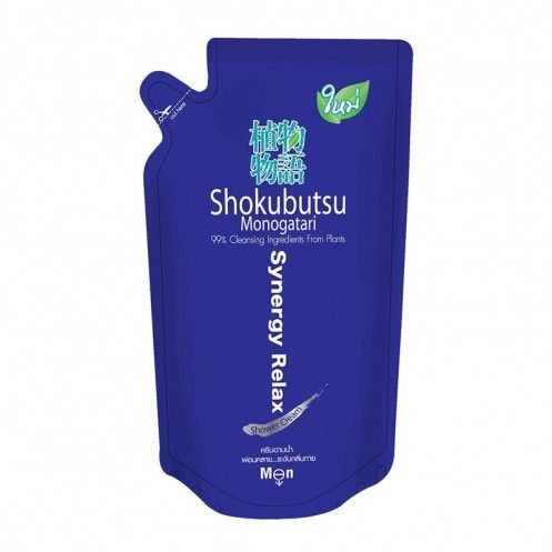 Lion Shokubutsu Synergy Relax Крем-гель для душа Расслабляющий 500 мл запасной блок