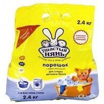 Ушастый нянь Стиральный порошок для детского белья универсальный 2,4 кг