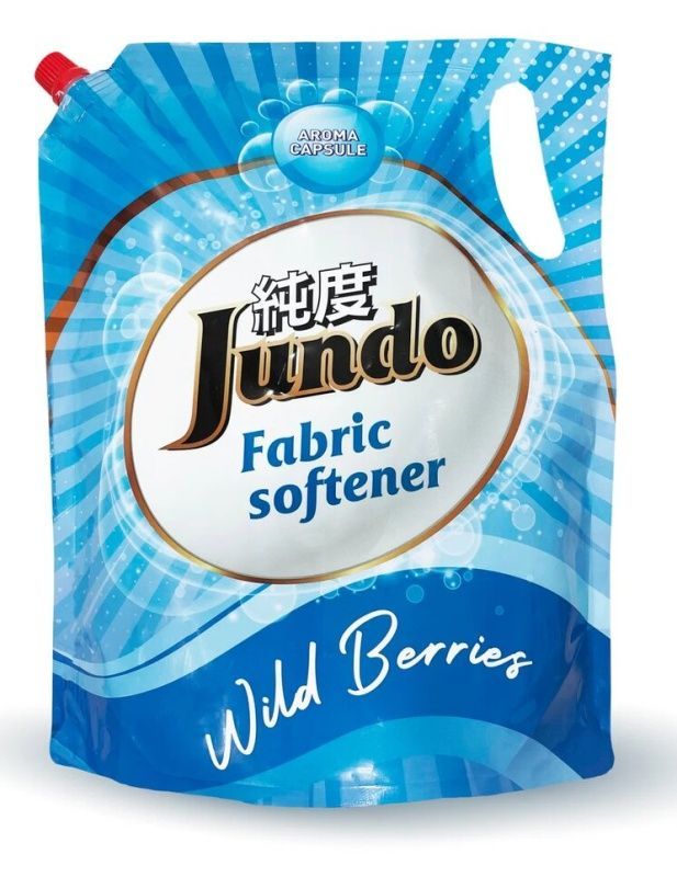 Jundo Aroma Capsule Wild Berries Концентрированный кондиционер для стирки белья  2 л на 100 стирок в мягкой упаковке