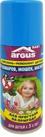 Argus Baby Аэрозоль-репеллент от комаров, мошек, москитов для детей с трех лет 100 мл